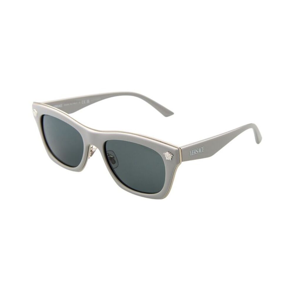 Versace Men's Ve2272 53Mm Sunglasses, Dark Grey